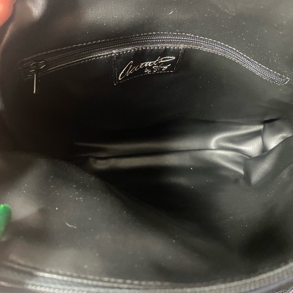 NWT Accents by Sharif Leather Crossbody Bag Sharif Designs LTD Made in USA - Picture 4 of 5